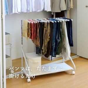 高さが変えられる スラックスハンガー 20本 ...の詳細画像2
