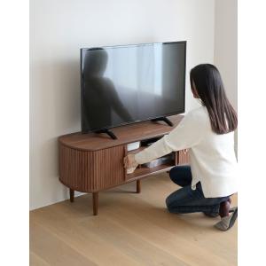 テレビ台 120 ローボード おしゃれ 蛇腹 ...の詳細画像3