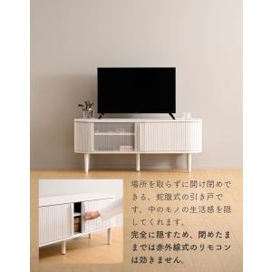 テレビ台 120 ローボード おしゃれ 蛇腹 ...の詳細画像4