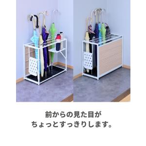 ちょっと隠せる 傘立て 24本 アルミ製 折り...の詳細画像3