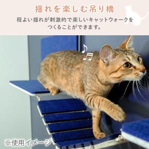 猫壁 ブリッジ 吊り橋 ハンモック アスレチッ...の詳細画像4
