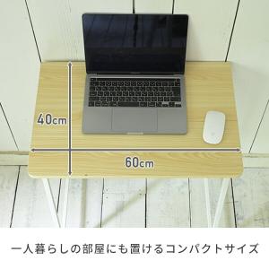パソコンデスク コンパクト 幅60 奥行40 ...の詳細画像2