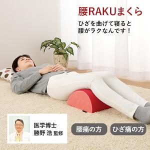 腰RAKUまくら 膝下枕 ひざクッション 反り...の詳細画像1