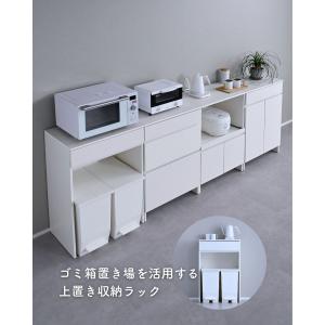 キッチンカウンター キッチンラック ゴミ箱上ラックの詳細画像2
