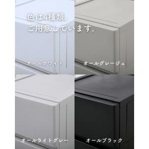 中が透けない 壁付き チェスト ワイド 3段 ...の詳細画像5