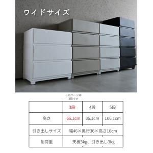 ホコリが入りにくい 壁付き チェスト ワイド ...の詳細画像5