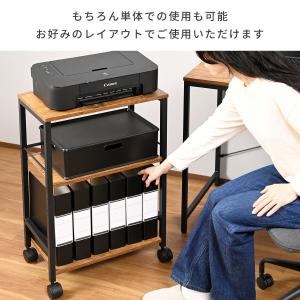 サイドワゴン サイドラック サイドテーブル キ...の詳細画像3