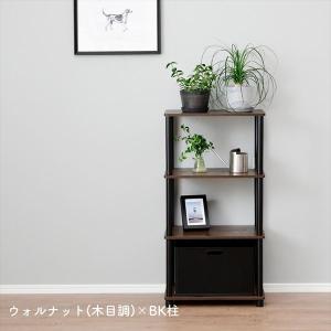 ラック スリム 4段 幅47 奥行27 高さ9...の詳細画像5