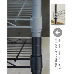 スチールラック 棚 木製棚板2枚セット 幅45...の詳細画像3