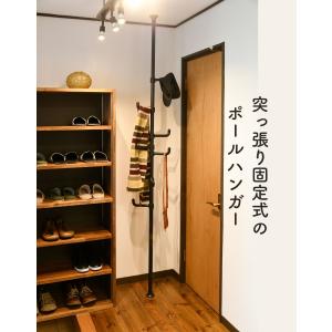 天井突っ張り式 ポールハンガー 突っ張りラック...の詳細画像3
