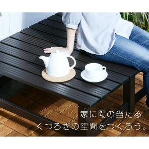 縁台 ガーデンファニチャー アルミワイドアルミ...の詳細画像3