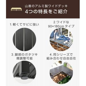 アルミデッキ ガーデンファニチャー DXB-1...の詳細画像5