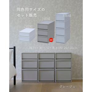 4個組 L 中が透けない 収納ケース 引き出し...の詳細画像2