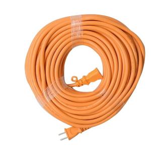 園芸機械用 延長コード 20m VCT/1.25×2芯 15A・125V(合計1500Wまで) ECT-S720 オレンジ 20m延長コード 1口延長コード ソフトケーブル 園芸 山善