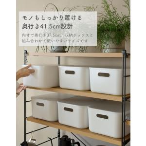 ラック 棚 木製棚板 5段 幅85.5 奥行き...の詳細画像5