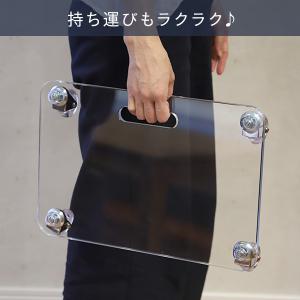 アクリル台車 アクリル製台車 平台車 クリア ...の詳細画像4