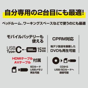 DVDプレーヤー HDMI出力 テレビ接続 再...の詳細画像2