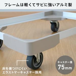 コンテナ用 台車 L型アルミアングル台車 (折...の詳細画像3