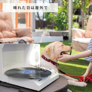 ポータブル レコードプレーヤー ワイヤレス 充...の詳細画像3