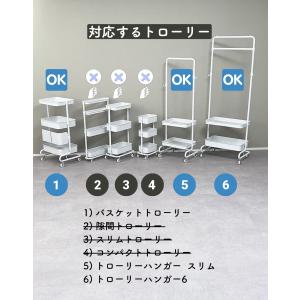 トローリーハンガー フック 2個組 パーツのみ...の詳細画像1