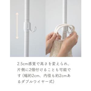 トローリーハンガー フック 2個組 パーツのみ...の詳細画像3