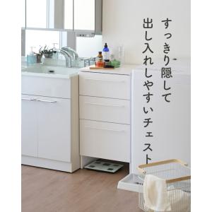 ランドリーチェスト 3段 チェスト 洗面所 脱...の詳細画像1