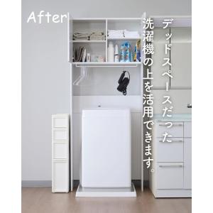 洗濯機ラック 洗濯機上 ラック 脱衣所 洗面所...の詳細画像4