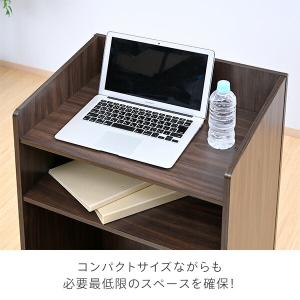 演説台 演台 教卓 講演台 木製 キャスター付...の詳細画像2