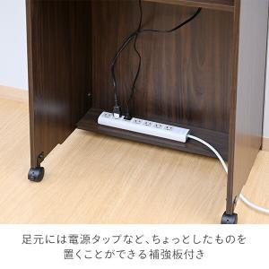 演説台 演台 教卓 講演台 木製 キャスター付...の詳細画像5