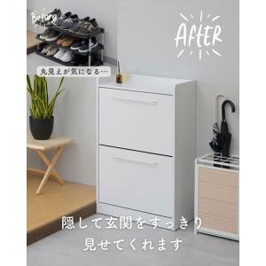 シューズラック シューズボックス 靴 収納 下...の詳細画像2