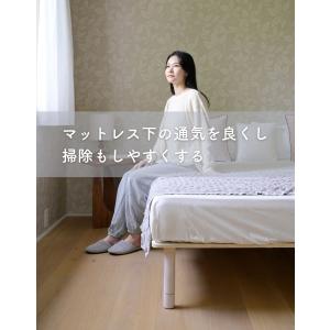 すのこベッド セミダブル 高さが変えられる す...の詳細画像1