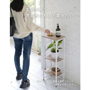 コンソールテーブル スリム 玄関収納 棚 木製...の詳細画像1