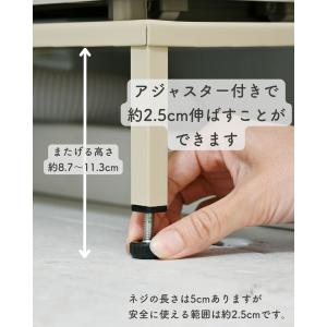 スリムストッカー専用 脚 幅18.4 ラック ...の詳細画像3