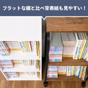 ファイルワゴン サイドワゴン 2段 上棚付き ...の詳細画像3