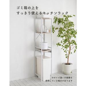 レンジ台 キッチンラック ゴミ箱 ゴミ箱上ラッ...の詳細画像1