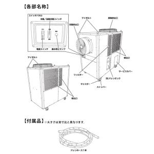 代引不可 法人・施設限定 大型 スポットエアコ...の詳細画像5
