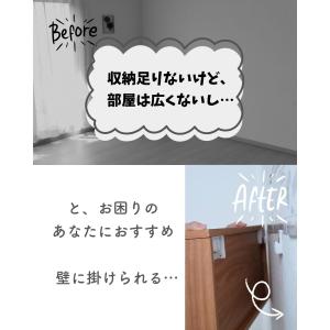 棚 シェルフ ウォールシェルフ 引き戸 賃貸O...の詳細画像1