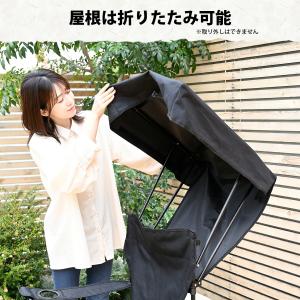 アウトドアチェア 日よけ 屋根 折りたたみ シ...の詳細画像2