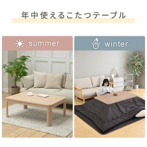 こたつ こたつテーブルセット 長方形 ヒーター...の詳細画像3