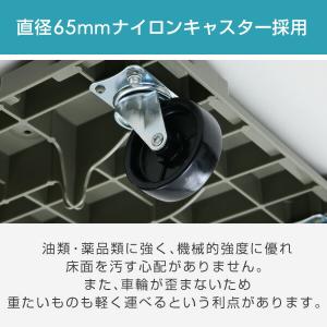 スマート連結平台車(中) ナイロンキャスター ...の詳細画像5