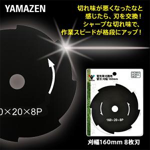 電気草刈機専用替刃 刈幅160mm 8枚刃 A...の詳細画像1
