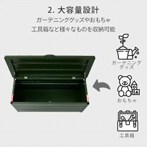 ベンチストッカー 収納ボックス 屋外 収納 幅...の詳細画像4