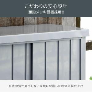 物置 屋外 おしゃれ 大型 (幅120奥行60...の詳細画像5