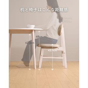 天然木 ダイニングテーブル 80cm 丸テーブ...の詳細画像4