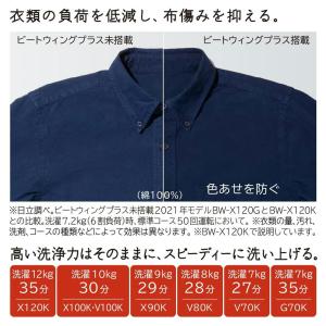 洗濯機 8kg 洗濯 ビートウォッシュ 日立 ...の詳細画像2