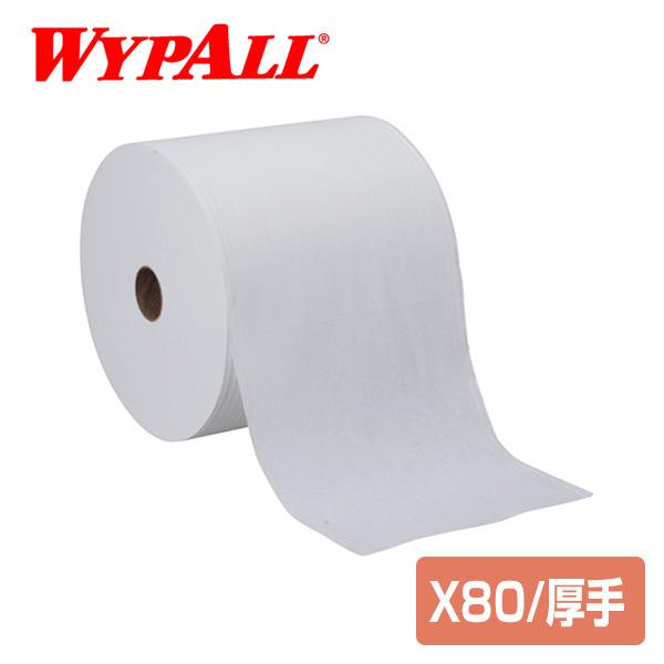 ワイプオール X80/厚手 ジャンボロール 475カット SC 産業用ワイパー 不織布ワイパー ウエ...