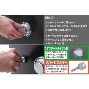 日本製 ダイヤル式 耐火金庫 FZ 家庭用 小...の詳細画像3