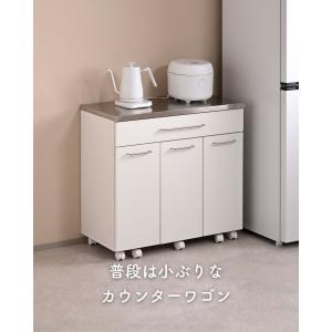 ゴミ箱 3分別 キッチンカウンター キャスター...の詳細画像5