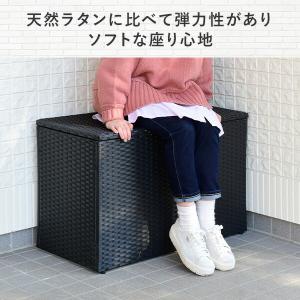 ベンチストッカー 収納ボックス 物置 屋外 小...の詳細画像3