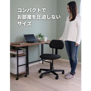 デスクチェア 肘なし 幅57 奥行55 高さ7...の詳細画像2